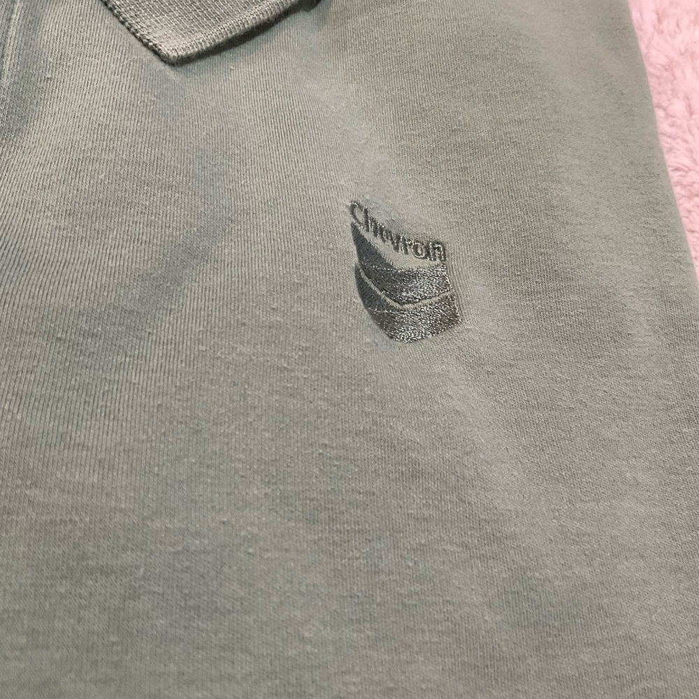 Lands' End Green Polo Shirt Classic Cotton Blend - Picture 2 of 5